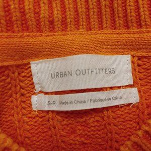 Urban Outfitters orange knit crop top
